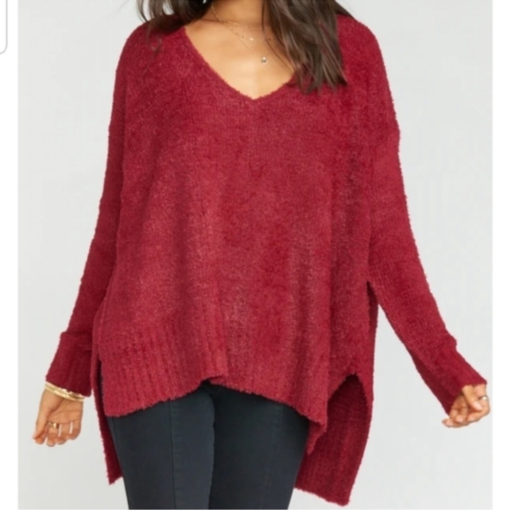 Show me your Mumu Hug Me Sweater Majestic Maroon Medium